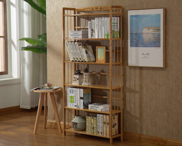 Bamboo Book Shelf ชั้นวางหนังสือไม้ไผ่