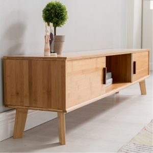 Bamboo Minimal TV Table