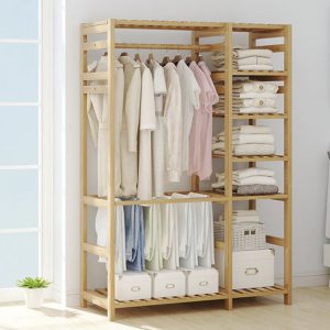Bamboo Clothes Shelf II ชั้นวางเสื้อผ้าไม้ไผ่อเนกประสงค์
