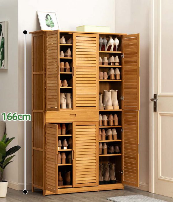 D Bamboo Shoes Storage ตู้ไม่ไผ่สำหรับเก็บรองเท้า
